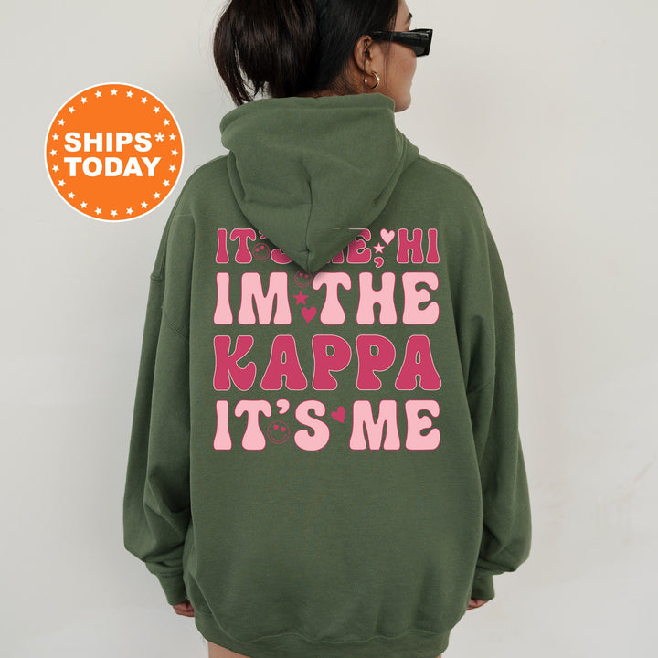 It's Me Hi I'm The Kappa It's Me | Kappa Kappa Gamma Dazzle Sorority Sweatshirt | Trendy Greek Apparel | Custom Sorority Hoodie _ 15764g