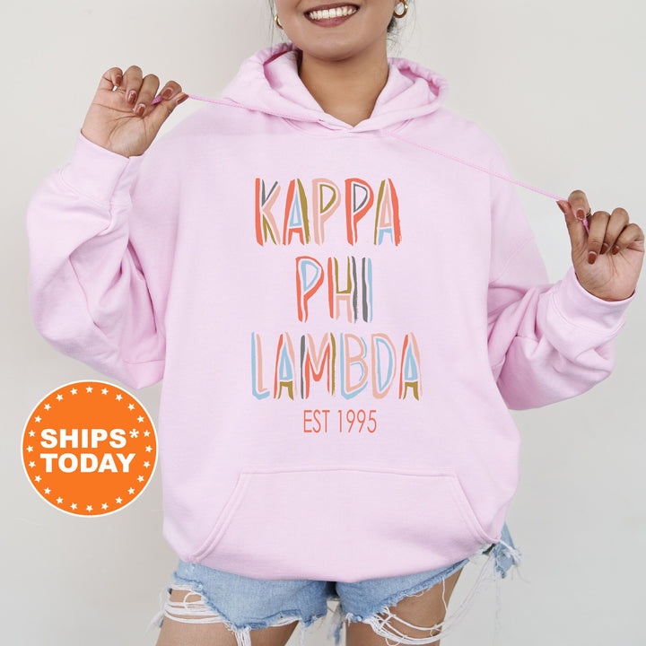 Kappa Phi Lambda Cooper Sorority Sweatshirt | Kappas Sorority Hoodie | Sorority Apparel | Big Little Reveal | College Greek Apparel _ 8671g