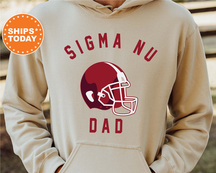 Sigma Nu Fraternity Dad Fraternity Sweatshirt | Sigma Nu Dad Sweatshirt | Fraternity Gift | College Greek Apparel | Gift For Dad _ 6719g