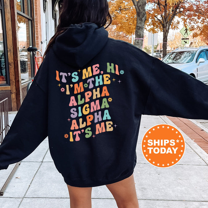 It's Me Hi I'm The Alpha Sigma Alpha It's Me | Alpha Sigma Alpha Nature's Palette Sorority Sweatshirt | Big Little Sorority Reveal _ 15779g