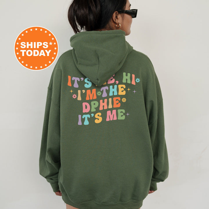 It's Me Hi I'm The DPHIE It's Me | Delta Phi Epsilon Nature's Palette Sorority Sweatshirt | Big Little Gift | Oversized Hoodie _ 15785g
