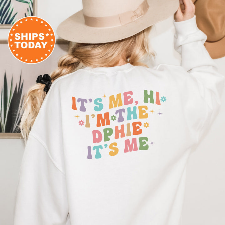 It's Me Hi I'm The DPHIE It's Me | Delta Phi Epsilon Nature's Palette Sorority Sweatshirt | Big Little Gift | Oversized Hoodie _ 15785g