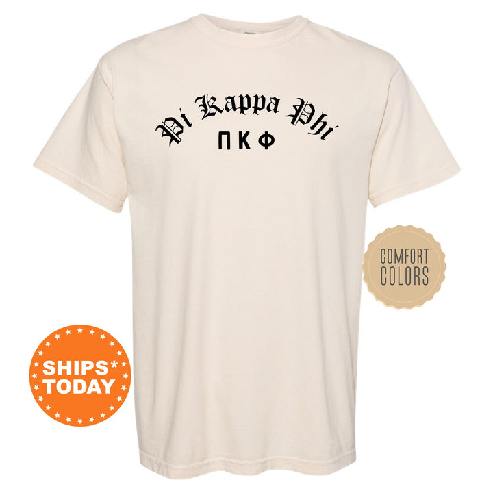 Pi Kappa Phi Old English Oaths Fraternity T-Shirt | Pi Kapp Greek Apparel | Comfort Colors Tees | Bid Day Gift | College Greek Life _ 11195g