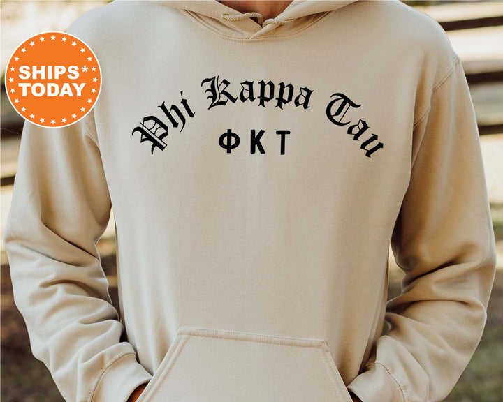 Phi Kappa Tau Old English Oaths Fraternity Sweatshirt | Phi Tau Sweatshirt | Rush Sweatshirt | Bid Day Gift | College Greek Apparel _ 11192g