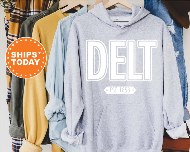Delta Tau Delta Legacy Fraternity Sweatshirt | Delt Sweatshirt | Initiation Gift | Comfy Greek Sweatshirt | Greek Apparel _  10906g
