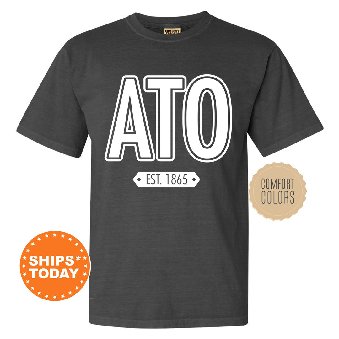 Alpha Tau Omega Legacy Fraternity T-Shirt | ATO Shirt | Fraternity Chapter Shirt | Rush Shirt | Comfort Colors Tees | Gift For Him _ 10901g