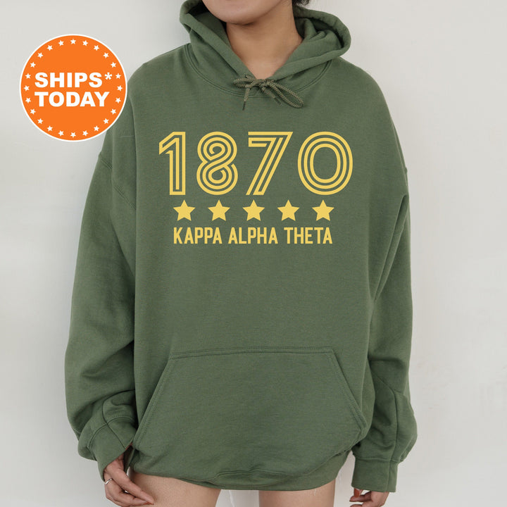 Kappa Alpha Theta Star Girls Sorority Sweatshirt | THETA Sorority Merch | Big Little Reveal Gifts | College Greek Sweatshirt _ 16525g