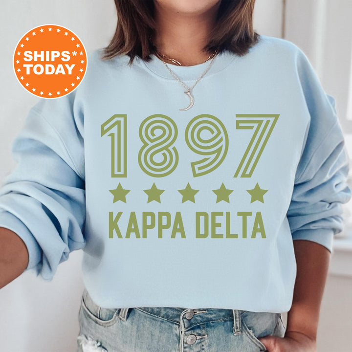 Kappa Delta Star Girls Sorority Sweatshirt | Kay Dee Sorority Merch | Big Little Reveal Sorority Gifts | College Greek Sweatshirt _ 16526g