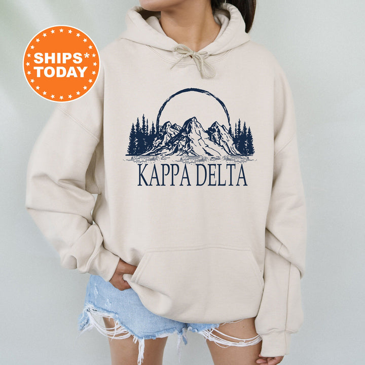 Kappa Delta Summer Mountain Sorority Sweatshirt | Kay Dee Apparel | Kappa Delta Sweatshirt | Sorority Gifts For Little | Summer Gift _ 5801g