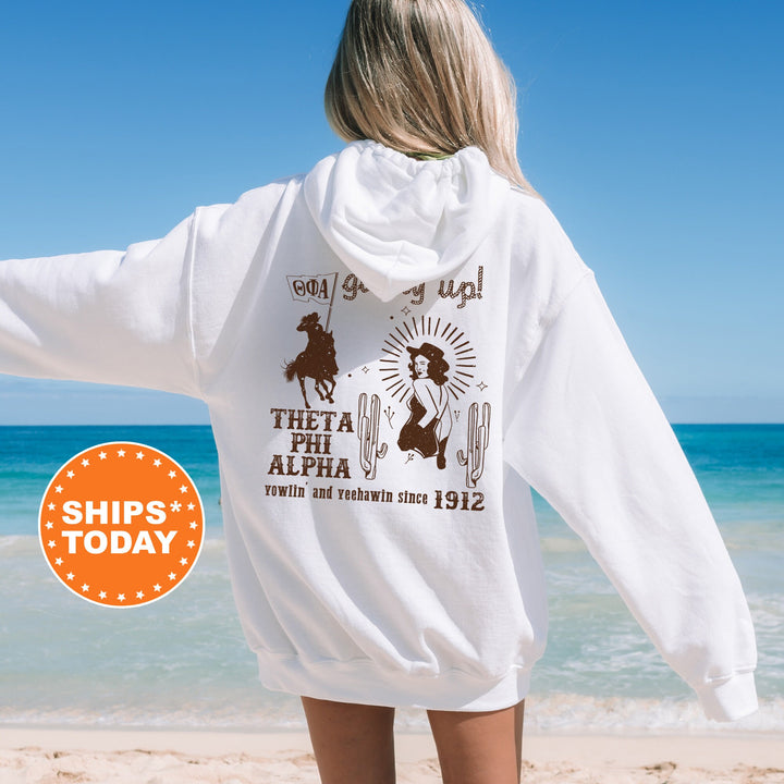 Theta Phi Alpha Rustic Rodeo Sorority Sweatshirt | Theta Phi Merch | Big Little Gift | Western Crewneck | Cowgirl Sweatshirt