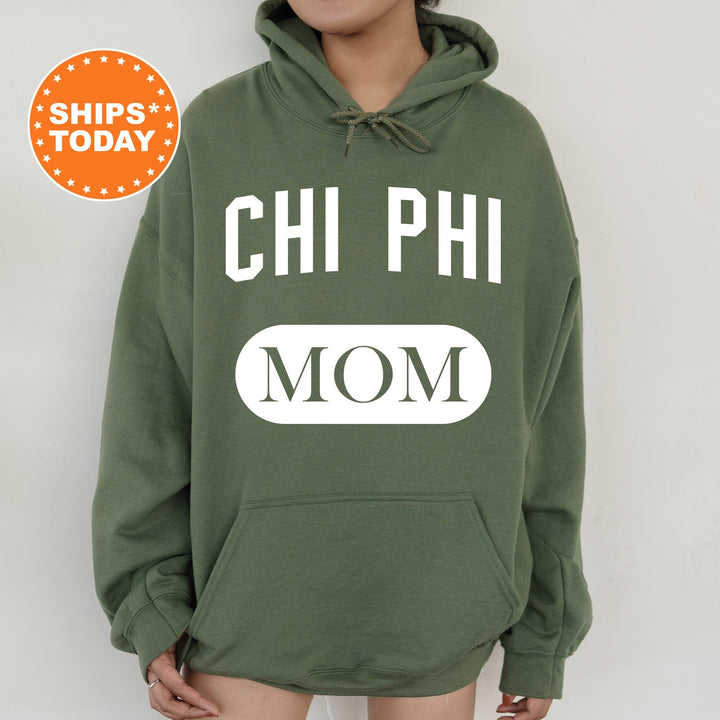 Chi Phi Athletic Mom Fraternity Sweatshirt | Chi Phi Mom Sweatshirt | Fraternity Mom Hoodie | Mother's Day Gift | Gift For Mom