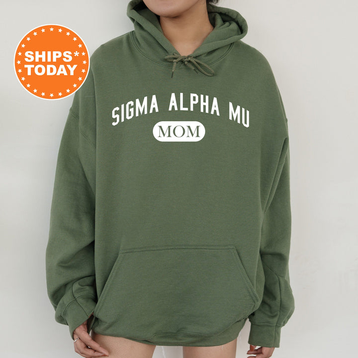 Sigma Alpha Mu Athletic Mom Fraternity Sweatshirt | Sammy Mom Sweatshirt | Fraternity Mom Hoodie | Mother's Day Gift | Gift For Mom