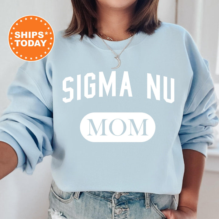Sigma Nu Athletic Mom Fraternity Sweatshirt | Sigma Nu Mom Sweatshirt | Fraternity Mom Hoodie | Mother's Day Gift | Gift For Mom
