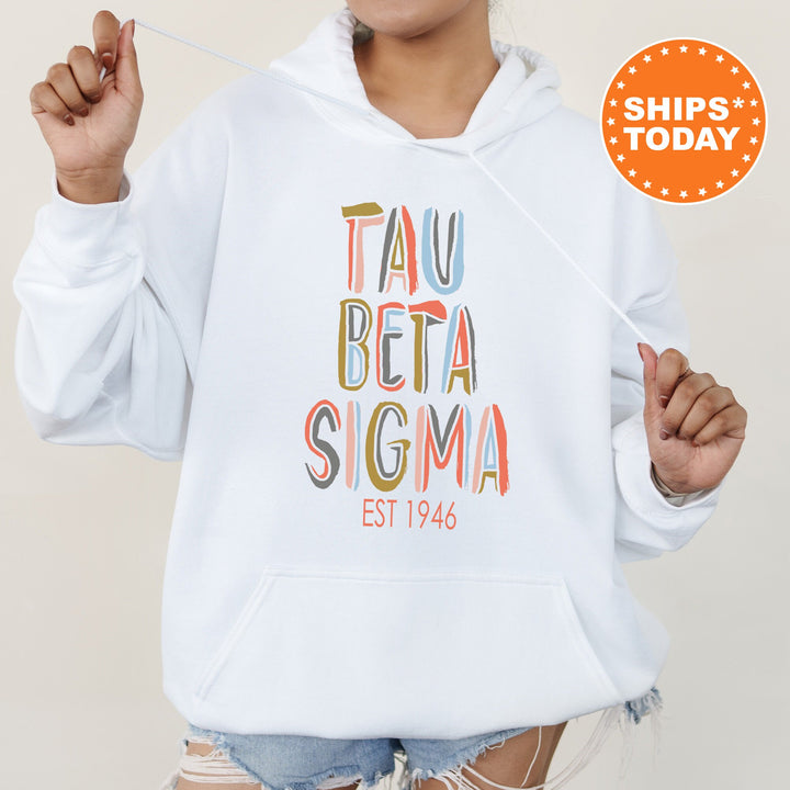 Tau Beta Sigma Cooper Sorority Sweatshirt | Tau Beta Sigma Sorority Hoodie | Sorority Apparel | Big Little Reveal | College Apparel _ 8679g