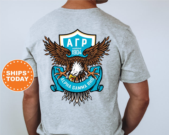 Alpha Gamma Rho Greek Eagles Fraternity T-Shirt | AGR Fraternity Shirt | Bid Day Gift | College Greek Apparel | Comfort Colors Tees _ 12013g