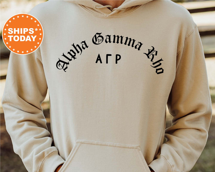 Alpha Gamma Rho Old English Oaths Fraternity Sweatshirt | AGR Sweatshirt | Rush Sweatshirt | Bid Day Gift | College Greek Apparel _ 11177g