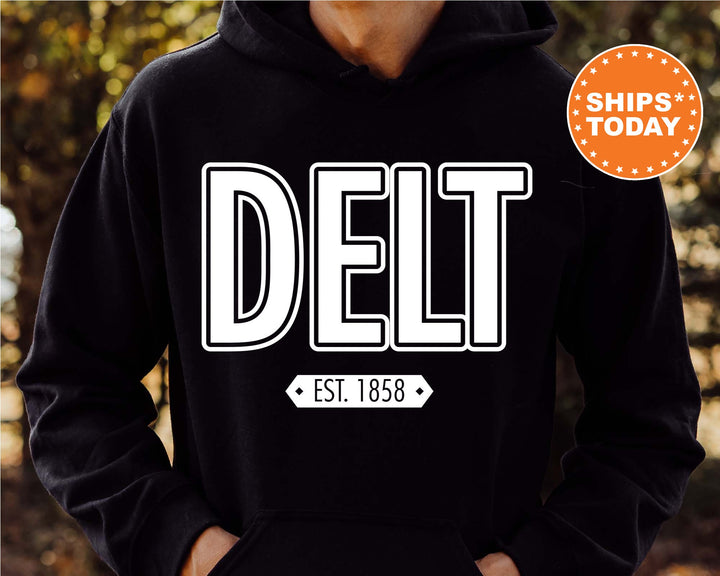 Delta Tau Delta Legacy Fraternity Sweatshirt | Delt Sweatshirt | Initiation Gift | Comfy Greek Sweatshirt | Greek Apparel _  10906g