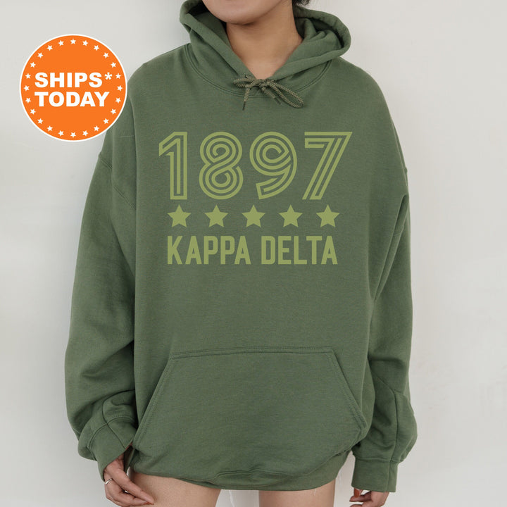 Kappa Delta Star Girls Sorority Sweatshirt | Kay Dee Sorority Merch | Big Little Reveal Sorority Gifts | College Greek Sweatshirt _ 16526g