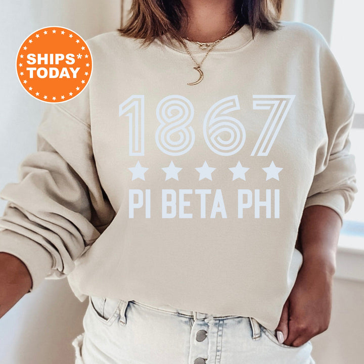 Pi Beta Phi Star Girls Sorority Sweatshirt | Pi Phi Sorority Merch | Big Little Reveal Sorority Gifts | College Greek Sweatshirt _ 16530g