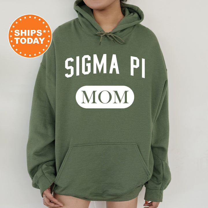 Sigma Pi Athletic Mom Fraternity Sweatshirt | Sigma Pi Mom Sweatshirt | Fraternity Mom Hoodie | Mother's Day Gift | Gift For Mom