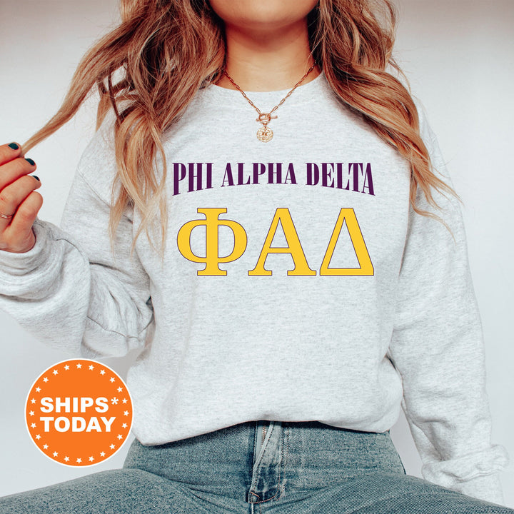 Phi Alpha Delta Greek Identity COED Sweatshirt | Phi Alpha Delta Sweatshirt | Greek Letters | Sorority Letters | Greek Apparel _ 15422g