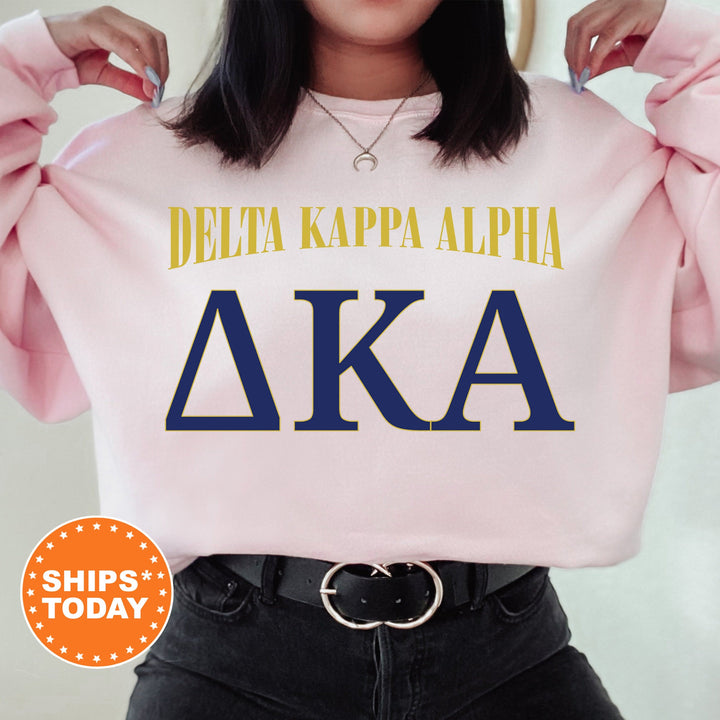 Delta Kappa Alpha Greek Identity COED Sweatshirt | Delta Kappa Alpha Sweatshirt | Greek Letters | Sorority Letters | Greek Apparel _ 15417g