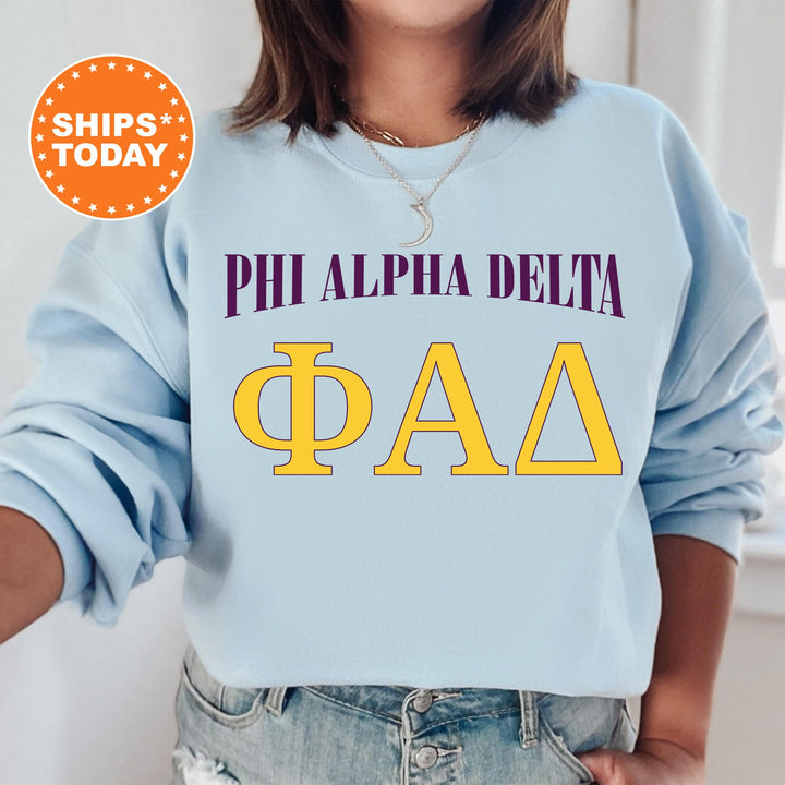 Phi Alpha Delta Greek Identity COED Sweatshirt | Phi Alpha Delta Sweatshirt | Greek Letters | Sorority Letters | Greek Apparel _ 15422g
