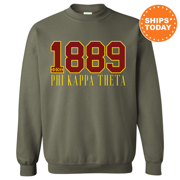 Phi Kappa Theta Greek Bond Fraternity Sweatshirt | Phi Kap Sweatshirt | Fraternity Gift | Greek Letters | College Crewneck _  15558g