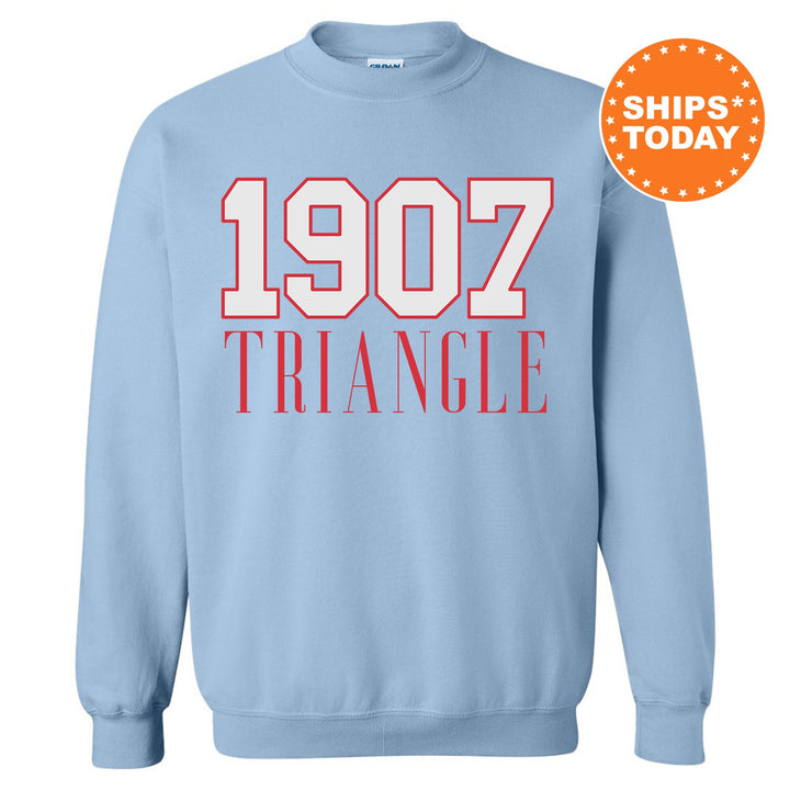 Triangle Greek Bond Fraternity Sweatshirt | Triangle Sweatshirt | Fraternity Gift | Greek Letters | College Crewneck | Bid day _  15569g