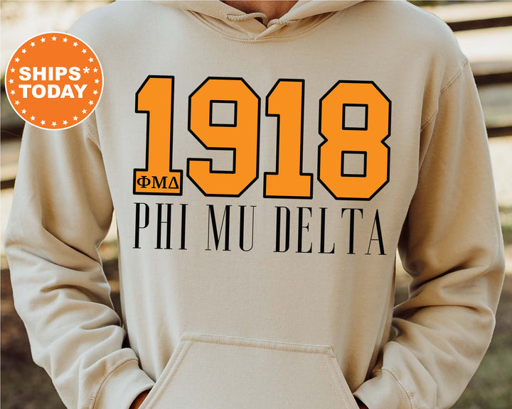 Phi Mu Delta Greek Bond Fraternity Sweatshirt | Phi Mu Delta Sweatshirt | Fraternity Gift | Greek Letters | College Crewneck _  15559g