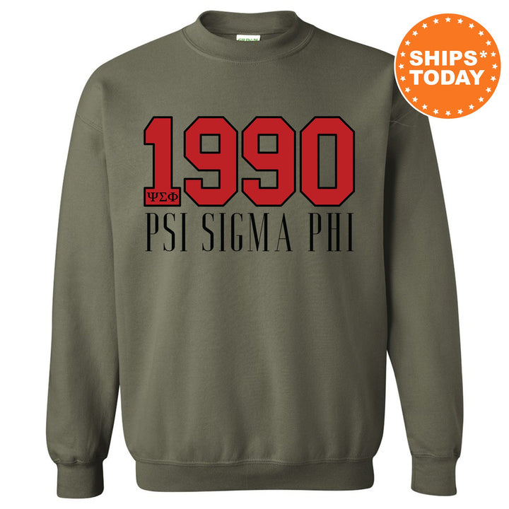 Psi Sigma Phi Greek Bond Fraternity Sweatshirt | Psi Sigma Phi Sweatshirt | Fraternity Gift | Greek Letters | College Crewneck _  15562g