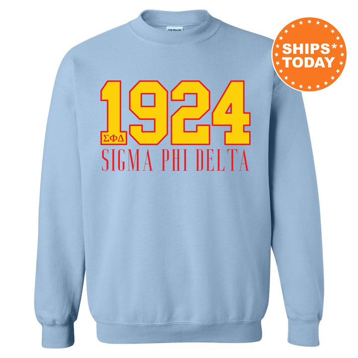 Sigma Phi Delta Greek Bond Fraternity Sweatshirt | Sigma Phi Delta Sweatshirt | Fraternity Gift | Greek Letters | College Crewneck _  15566g
