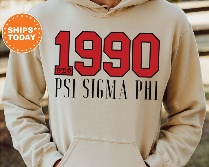 Psi Sigma Phi Greek Bond Fraternity Sweatshirt | Psi Sigma Phi Sweatshirt | Fraternity Gift | Greek Letters | College Crewneck _  15562g