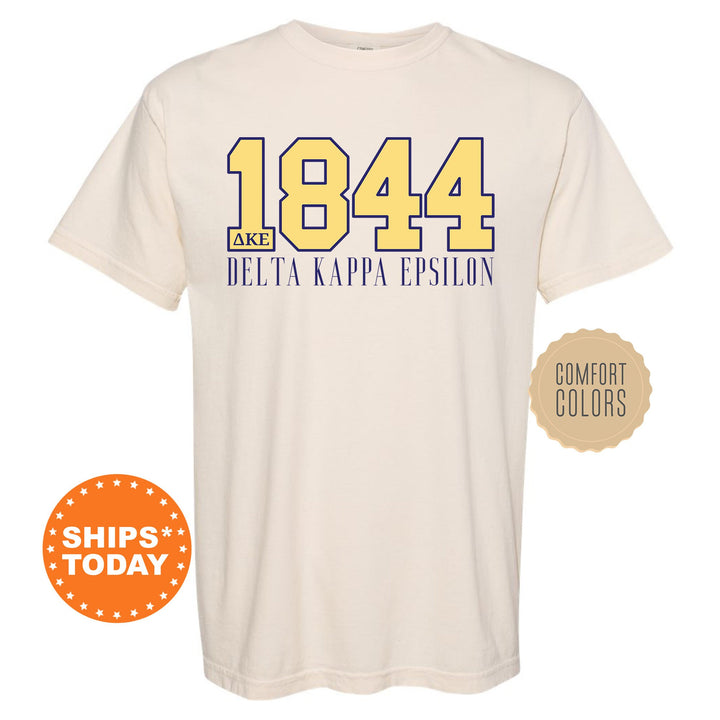Delta Kappa Epsilon Greek Bond Fraternity T-Shirt | DKE Shirt | Deke Comfort Colors Tee | Fraternity Gift | College Greek Apparel _ 15547g