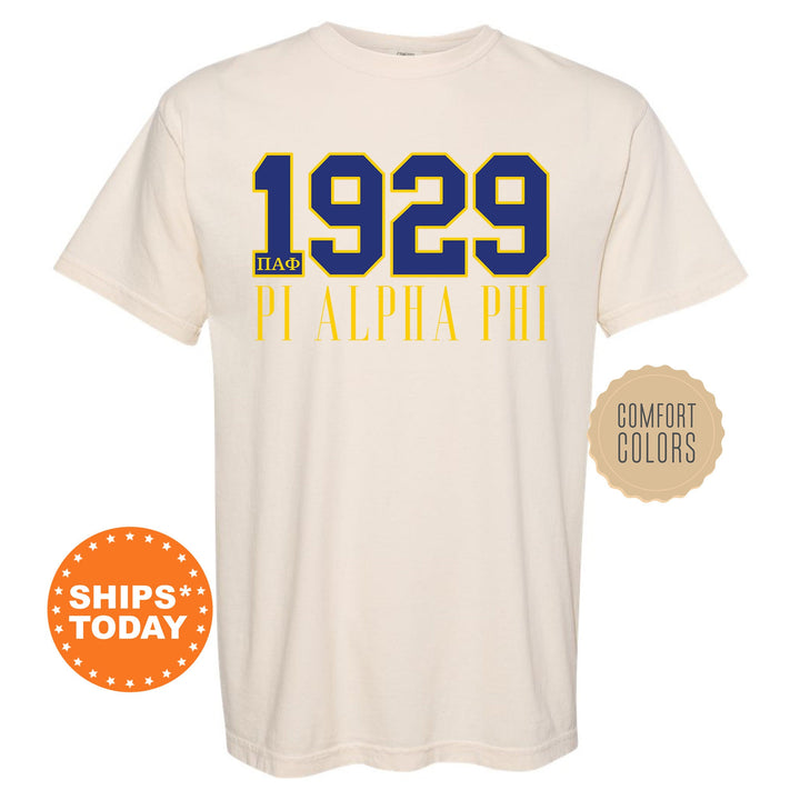 Pi Alpha Phi Greek Bond Fraternity T-Shirt | PAPhi Shirt | Comfort Colors Tee | Fraternity Gift | College Greek Apparel _ 15560g