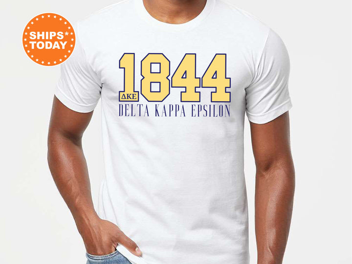 Delta Kappa Epsilon Greek Bond Fraternity T-Shirt | DKE Shirt | Deke Comfort Colors Tee | Fraternity Gift | College Greek Apparel _ 15547g
