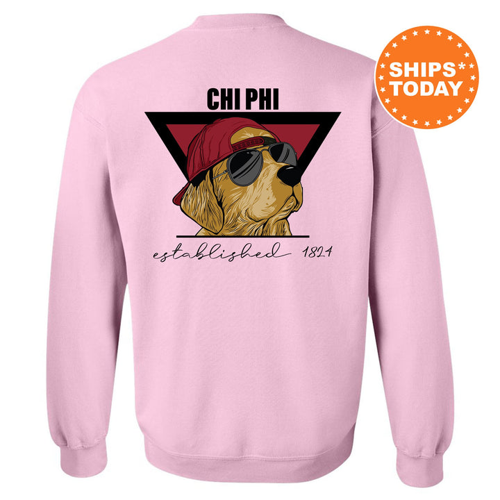 Chi Phi Paw Prints Fraternity Sweatshirt | Chi Phi Crewneck | Fraternity Chapter Sweatshirt | Custom Greek Apparel | Bid Day Gift
