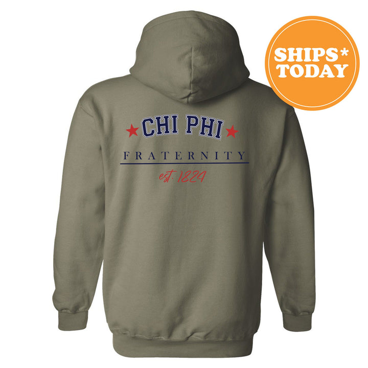 Chi Phi Patriot Pledge Fraternity Sweatshirt | Chi Phi Crewneck Sweatshirt | New Pledge Fraternity Gift | Rush Sweatshirt _ 14121g