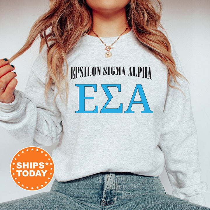 Epsilon Sigma Alpha Greek Identity COED Sweatshirt | Epsilon Sigma Alpha Sweatshirt | Greek Letters Sweatshirt | Greek Apparel _ 15419g