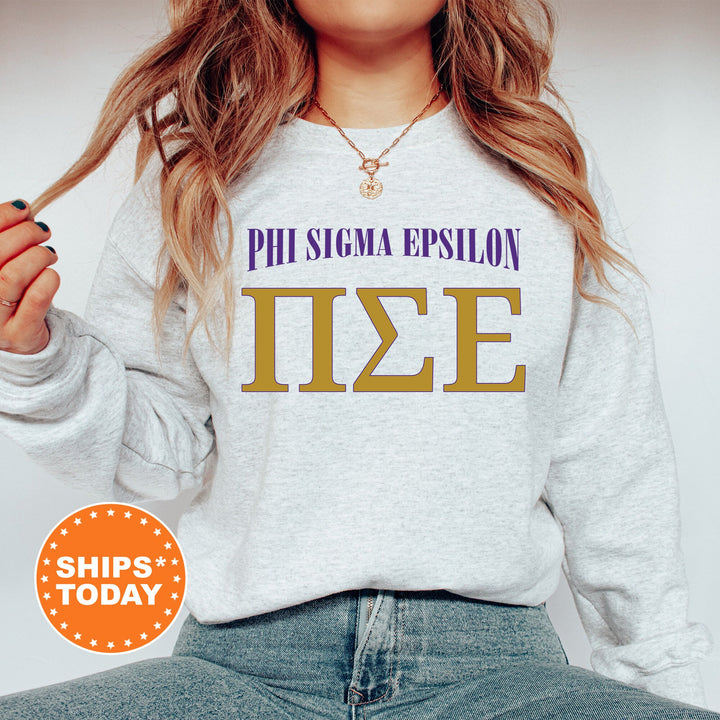 Pi Sigma Epsilon Greek Identity COED Sweatshirt | Pi Sigma Epsilon Sweatshirt | Greek Letters | Sorority Letters | Greek Apparel _ 15426g