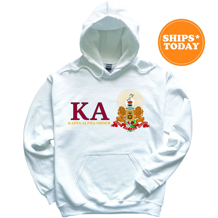 Kappa Alpha Order Timeless Symbol Fraternity Sweatshirt | Kappa Alpha Fraternity Crest | College Crewneck | KA Fraternity Gift