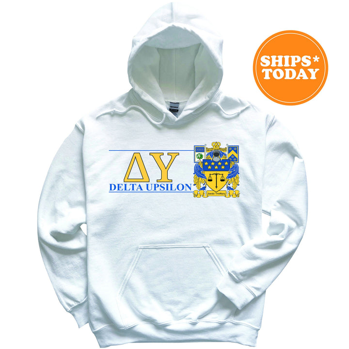 Delta Upsilon Timeless Symbol Fraternity Sweatshirt | DU Fraternity Crest Sweatshirt | College Crewneck | Fraternity Gift