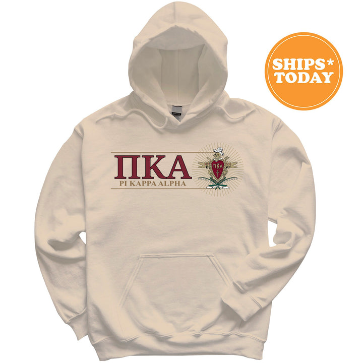 Pi Kappa Alpha Timeless Symbol Fraternity Sweatshirt | PIKE Fraternity Crest Sweatshirt | College Crewneck | Fraternity Gift