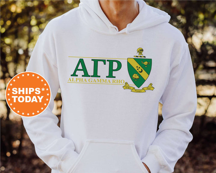 Alpha Gamma Rho Timeless Symbol Fraternity Sweatshirt | AGR Fraternity Crest Sweatshirt | College Crewneck | Fraternity Gift