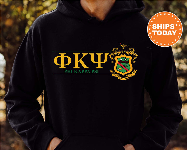 Phi Kappa Psi Timeless Symbol Fraternity Sweatshirt | Phi Psi Fraternity Crest Sweatshirt | College Crewneck | Fraternity Gift