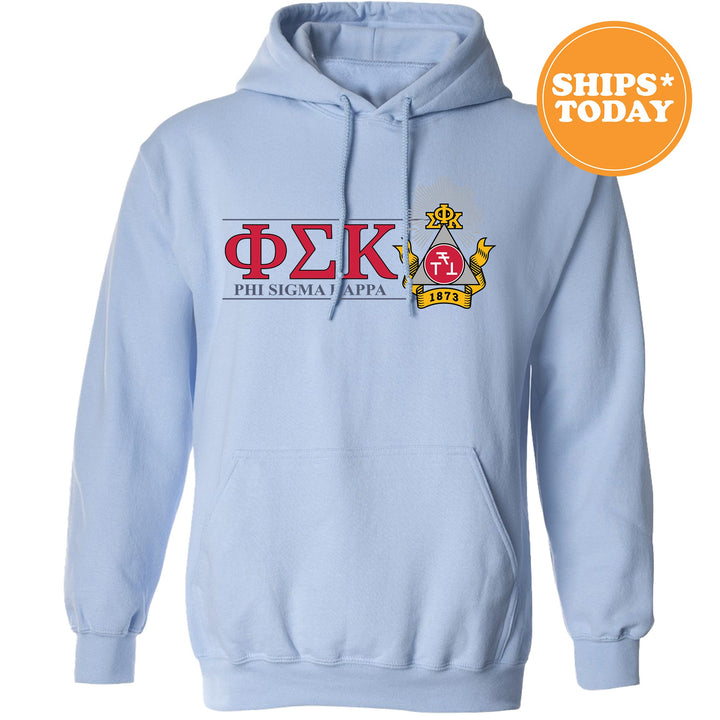Phi Sigma Kappa Timeless Symbol Fraternity Sweatshirt | Phi Sig Fraternity Crest Sweatshirt | College Crewneck | Fraternity Gift