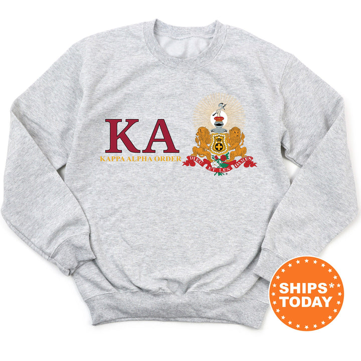 Kappa Alpha Order Timeless Symbol Fraternity Sweatshirt | Kappa Alpha Fraternity Crest | College Crewneck | KA Fraternity Gift