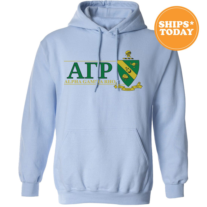 Alpha Gamma Rho Timeless Symbol Fraternity Sweatshirt | AGR Fraternity Crest Sweatshirt | College Crewneck | Fraternity Gift
