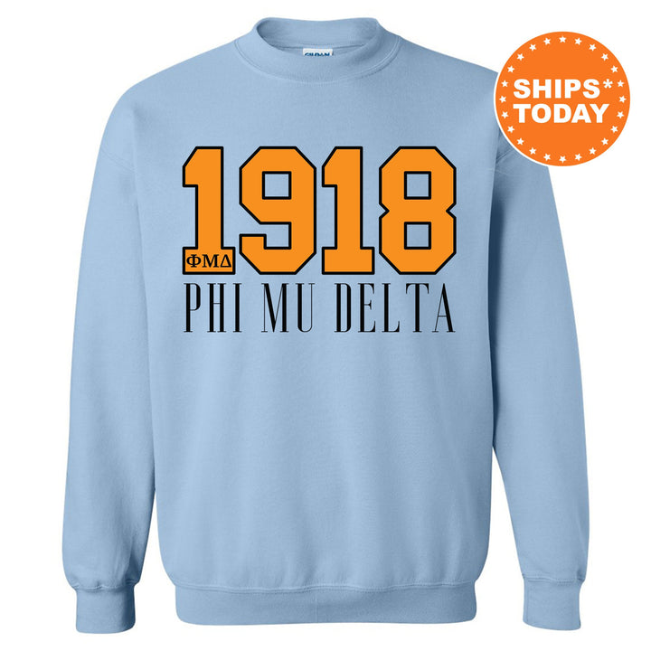 Phi Mu Delta Greek Bond Fraternity Sweatshirt | Phi Mu Delta Sweatshirt | Fraternity Gift | Greek Letters | College Crewneck _  15559g
