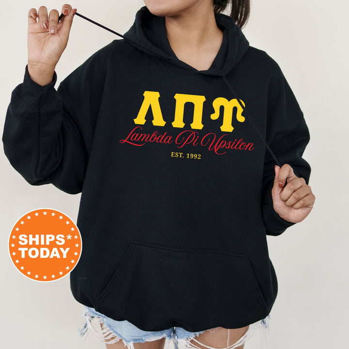 Lambda Pi Upsilon Script Sisters Sorority Sweatshirt | Lambda Divas Sweatshirt | Greek Letters | Sorority Letters | Sorority Gift _ 14828g